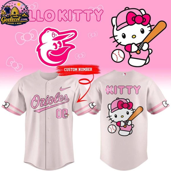 Baltimore Orioles 2026 Baseball Jersey Limited Hello Kitty Edition