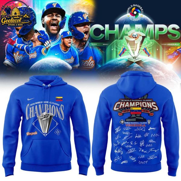 Beisbol Venezuela 2026 World Baseball Classic Champions 2026 Hoodie Shirts