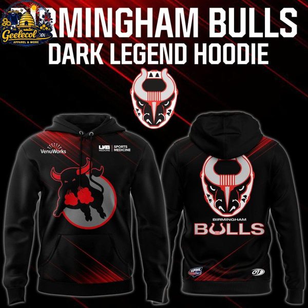 Birmingham Bulls Bulls Dark Legend 2026 Night Hoodie T-Shirt