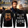Chuck Norris The Unstoppable Legend 1940-2026 Hoode T-Shirt All Black