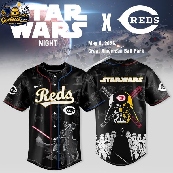 Cincinnati Reds Star Wars 2026 Dark Force Night Baseball Jersey