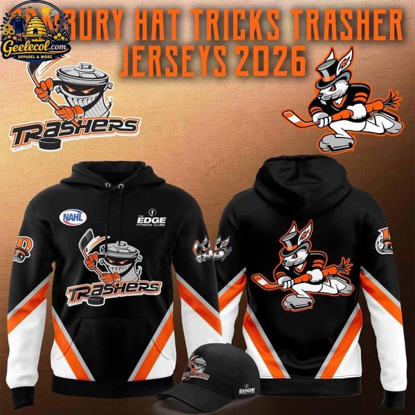 Danbury Hat Tricks Honor Danbury Trashers Tribute Night 2026 Hoodie T-Shirt