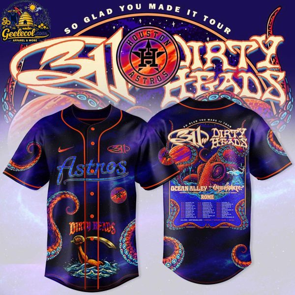 Houston Astros 311 x Dirty Heads 2026 Concert Night Baseball Jersey
