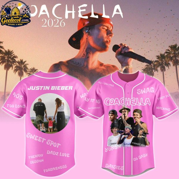 Justin Bieber x Coachella 2026 Desert Vibes Baseball Jersey