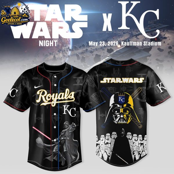 Kansas City Royals Star Wars 2026 Dark Force Night Baseball Jersey