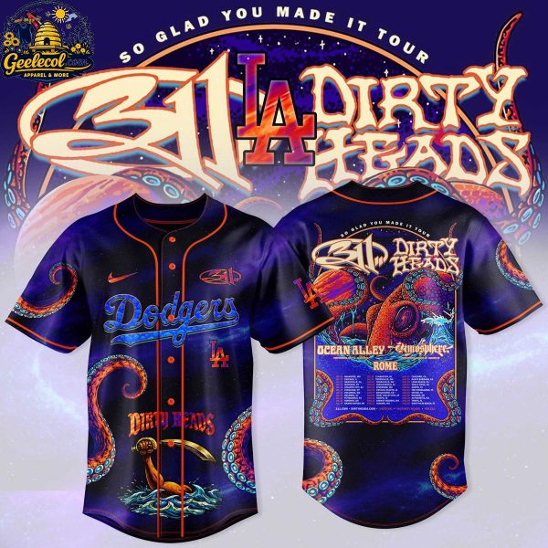 LA Dodgers 311 x Dirty Heads 2026 Concert Night Baseball Jersey
