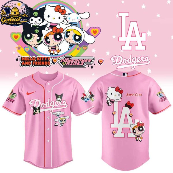 Los Angeles Dodgers x The Powerpuff Girls 2026 ft Hello Kitty Baseball Jersey