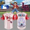 Lehigh Valley IronPigs x One Piece 2026 Anime Night Striped Baseball Jersey