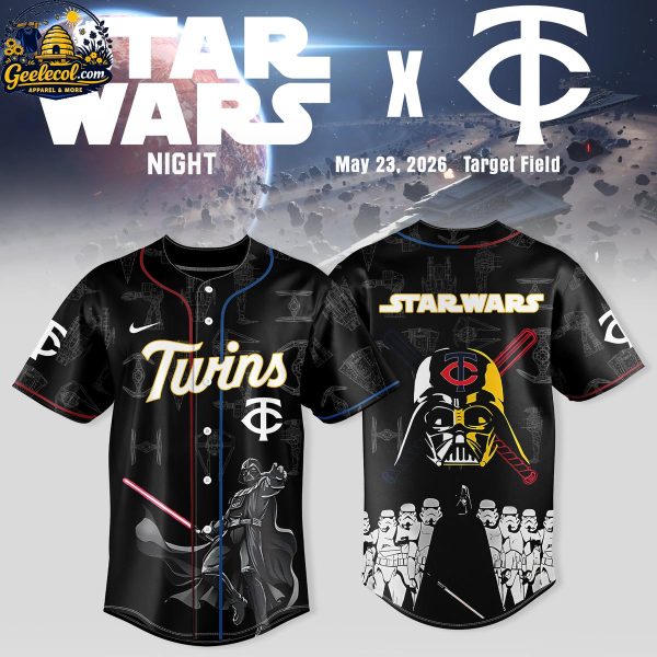 Minnesota Twins Star Wars 2026 Dark Force Night Baseball Jersey