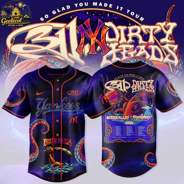 New York Yankees 311 x Dirty Heads 2026 Concert Night Baseball Jersey