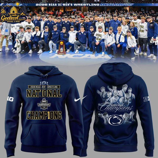 Penn State Men’s Wrestling Champions Nittany Lions 2026 Hoodie T-Shirt