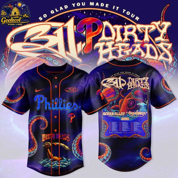 Philadelphia Phillies 311 x Dirty Heads 2026 Concert Night Baseball Jersey