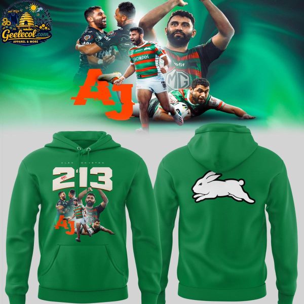 South Sydney Rabbitohs Alex Johnston Record Breaker 2026 Hoodie T-Shirt