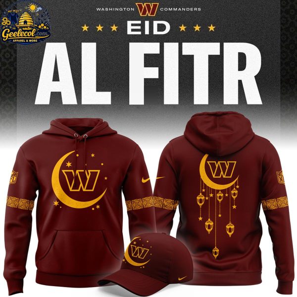 Washington Commanders Eid Mubarak 2026 Night Redskins Hoodie T-Shirt
